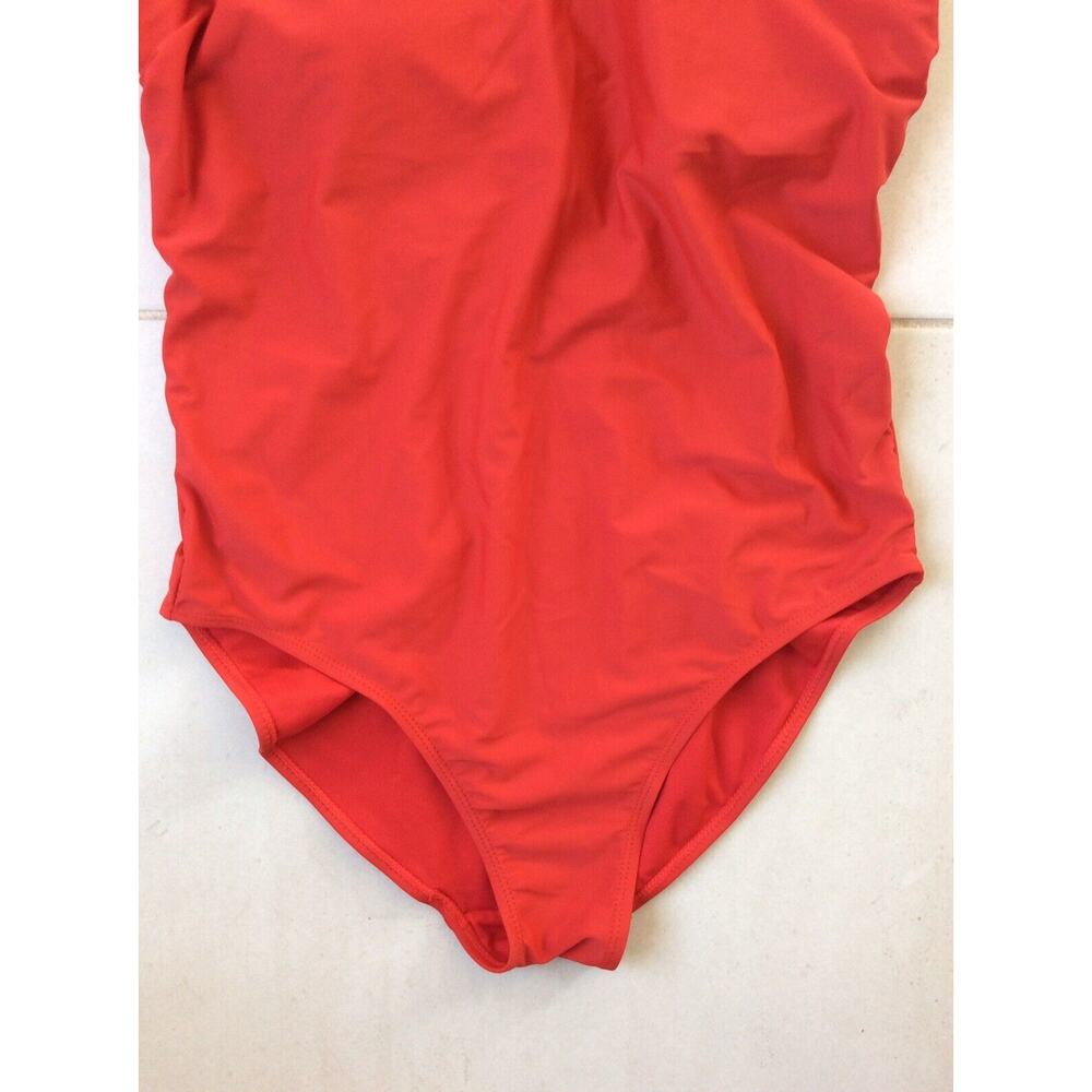 YMI Swim One Piece Swimsuit Lace Up Back Patriotic Swimwear - Picture 3 of 7